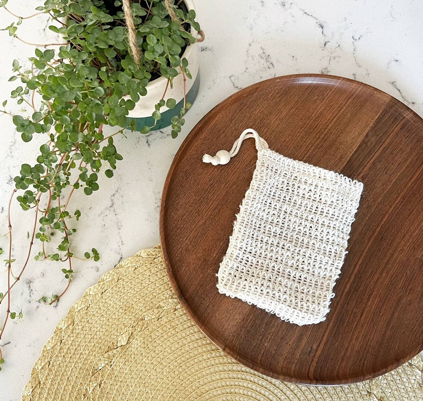 Me Mother Earth - Biodegradable Natural Sisal Soap Saver Pouch | Eco Friendly