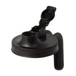 Jarware Black Spout Lid With Handle, Set of 2, Wide Mouth