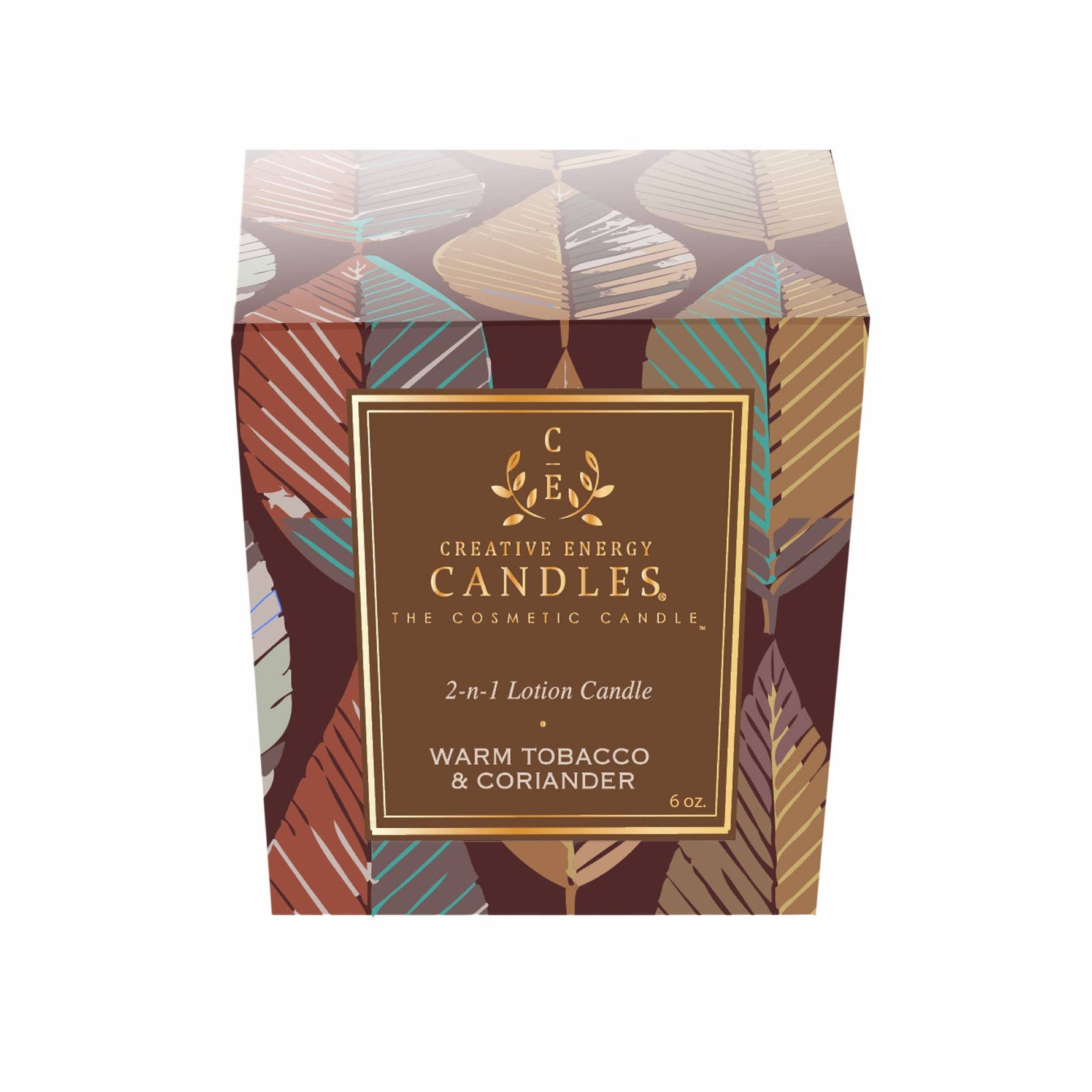 Creative Energy Warm Tobacco & Coriander: 2-in-1 Soy Lotion Candle