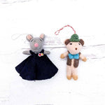 Friendsheep Nana and Billy Mouse Eco Ornaments/Fresheners -