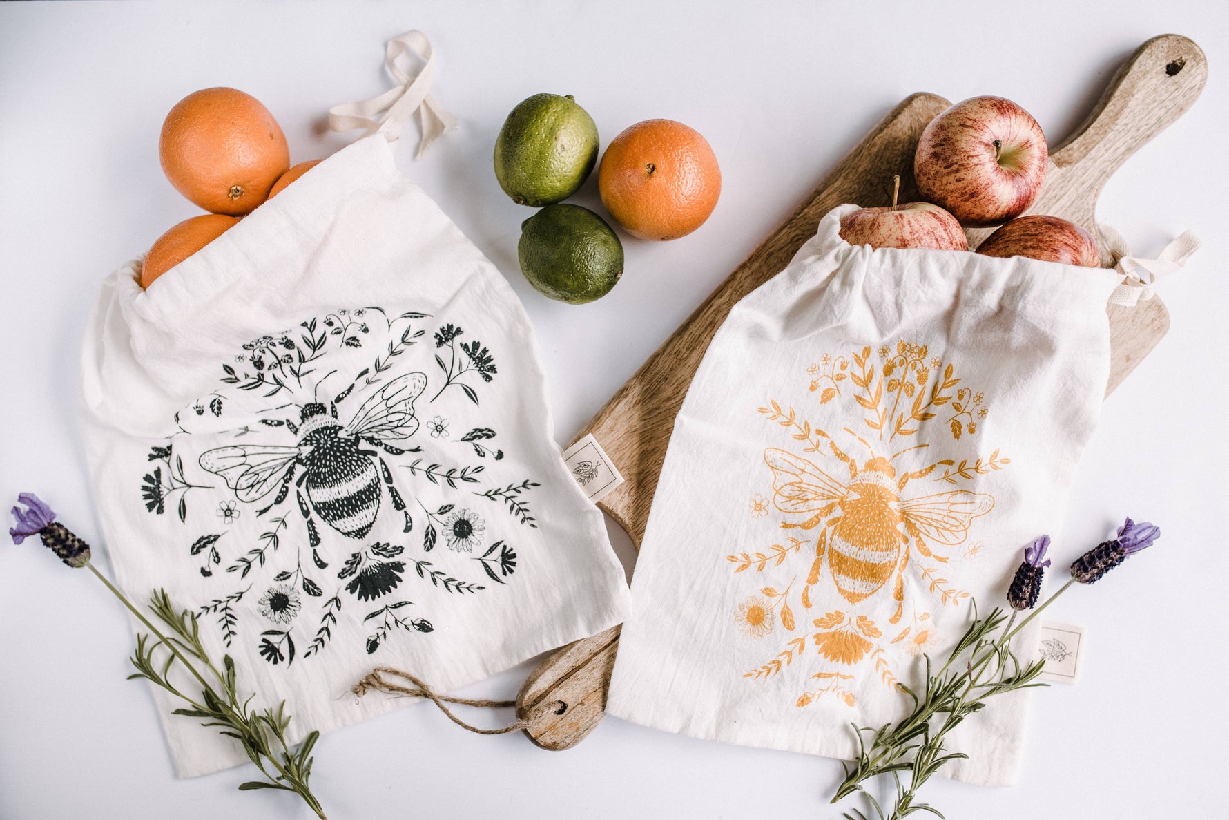 Your Green Kitchen Reusable bags bee bags