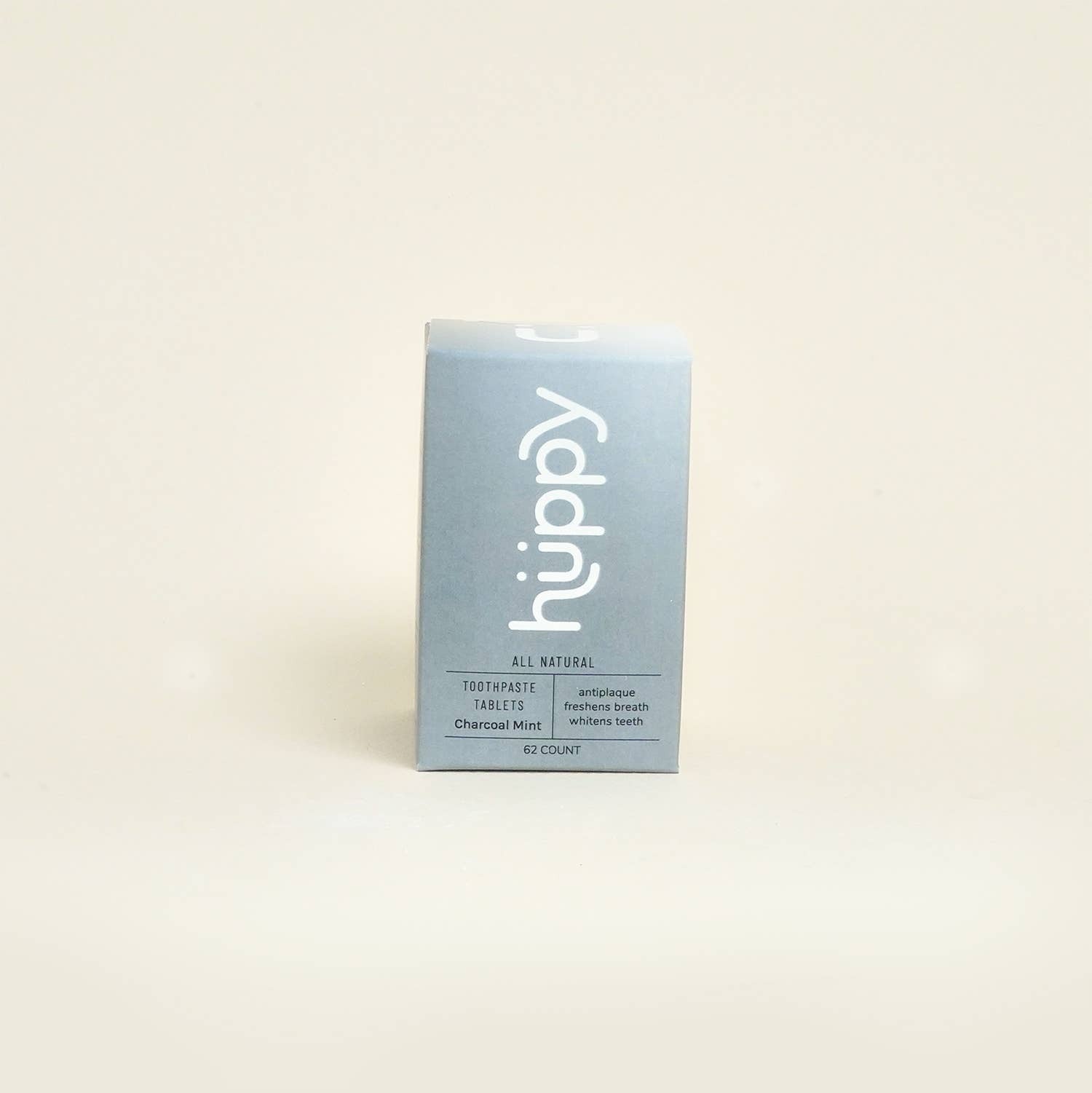 Toothpaste Tablets - Charcoal Mint - Box - Huppy