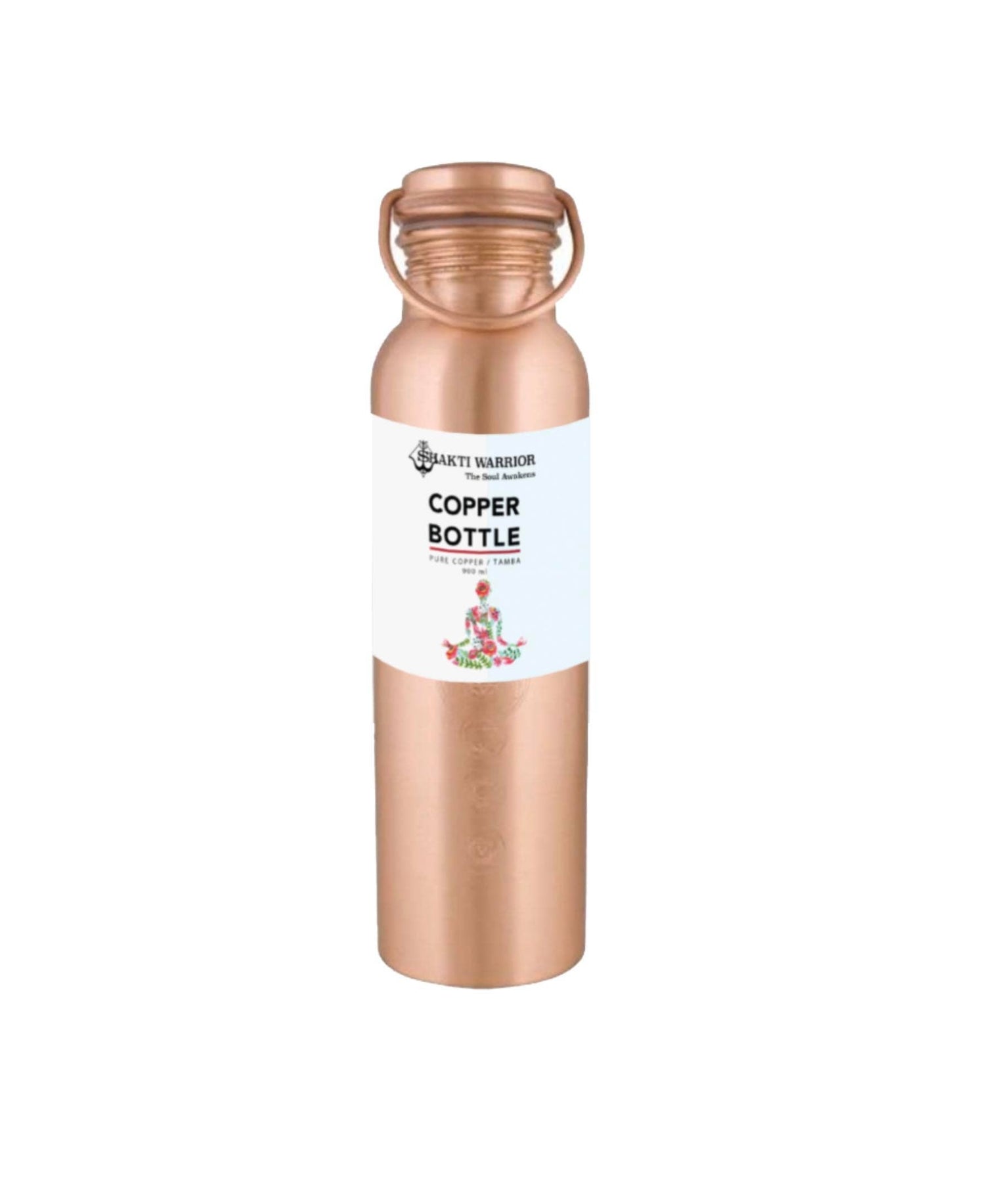 Chakra Copper Water Bottle - Shakti Warrior